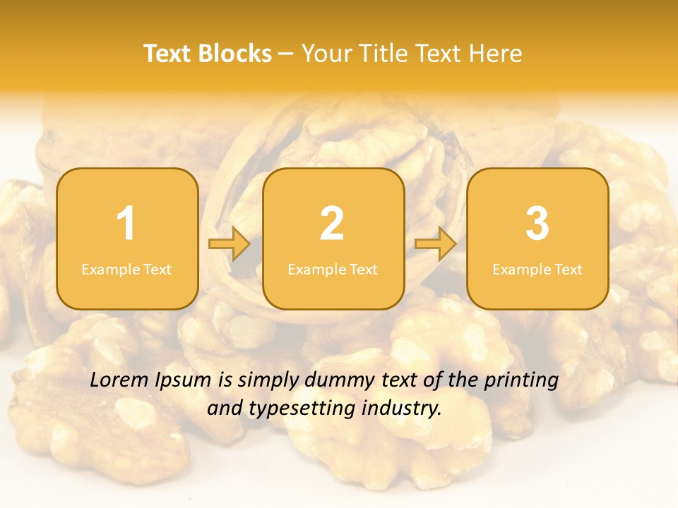 Free Clip Art Walnuts PowerPoint Template