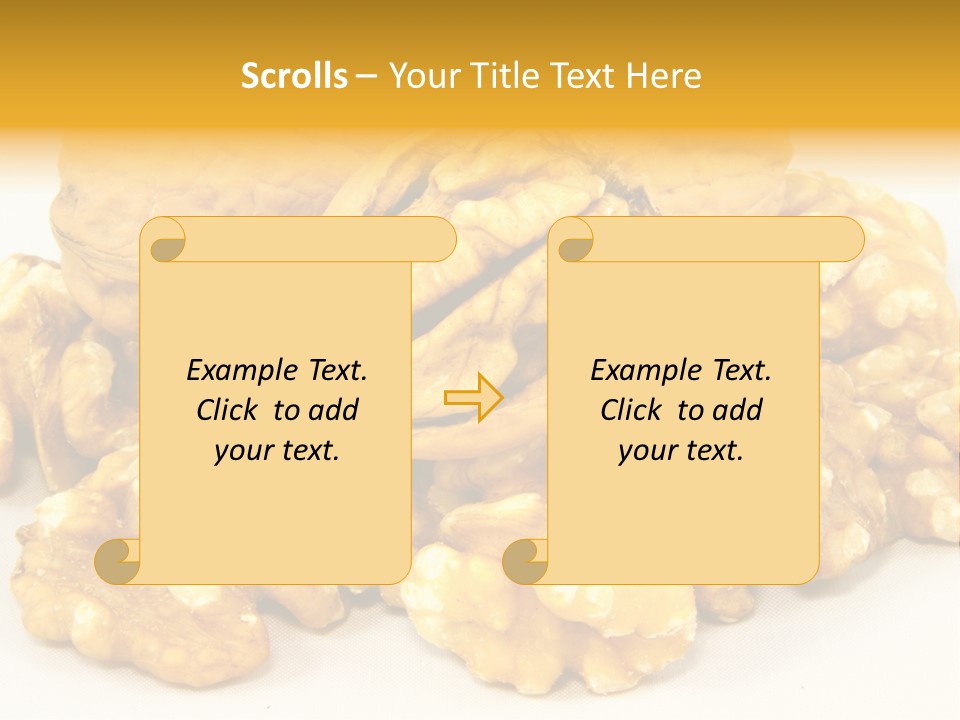 Free Clip Art Walnuts PowerPoint Template