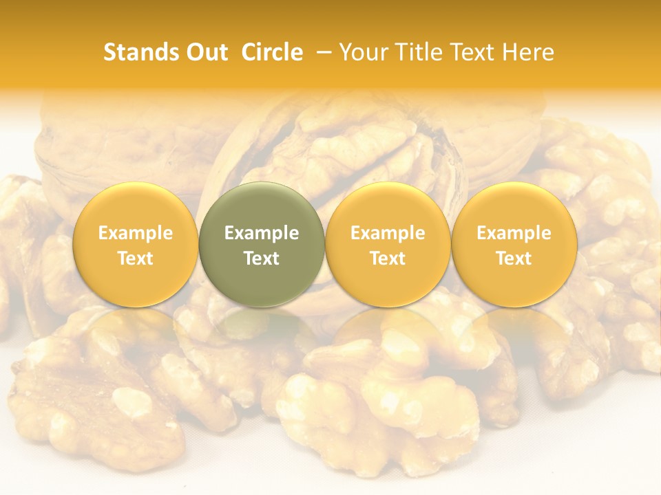 Free Clip Art Walnuts PowerPoint Template