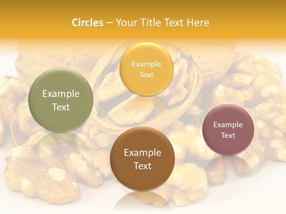 Free Clip Art Walnuts PowerPoint Template