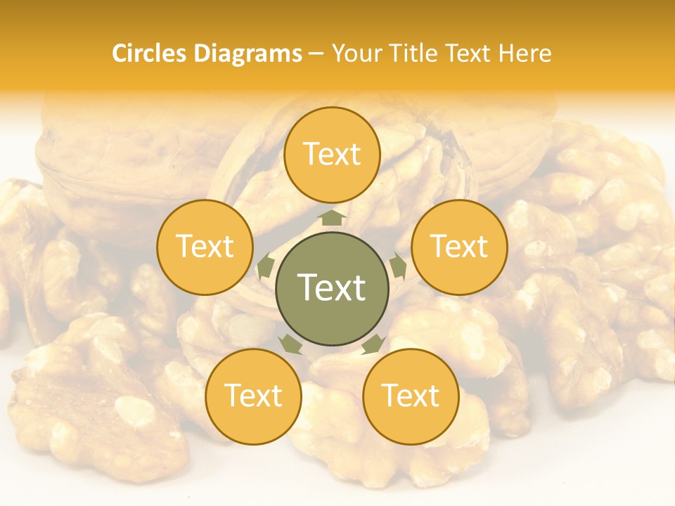 Free Clip Art Walnuts PowerPoint Template