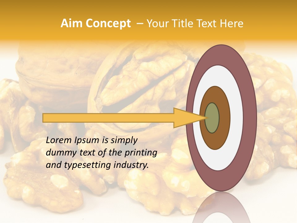 Free Clip Art Walnuts PowerPoint Template