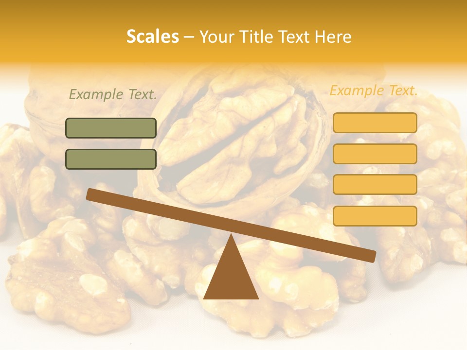 Free Clip Art Walnuts PowerPoint Template