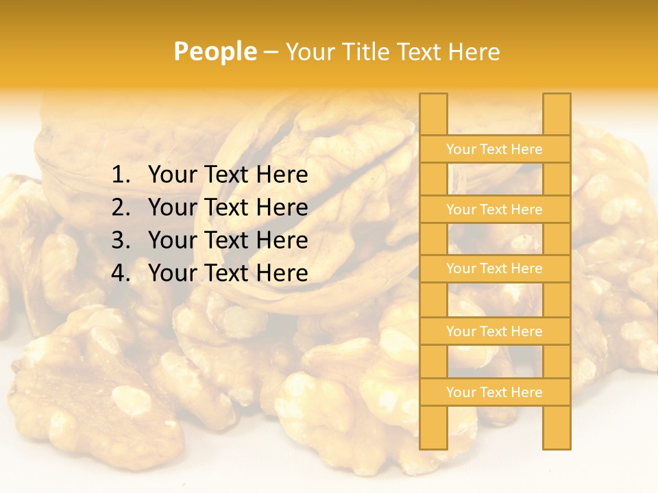 Free Clip Art Walnuts PowerPoint Template