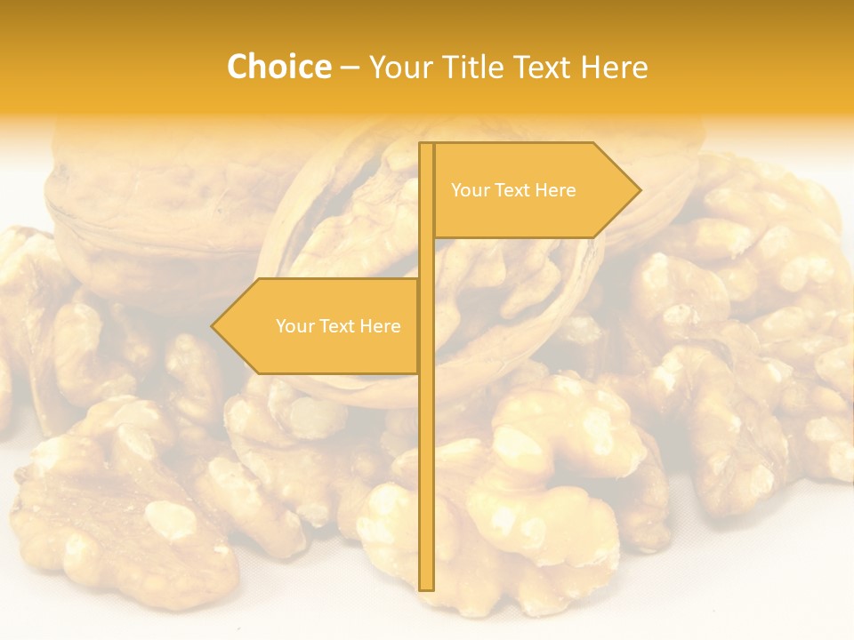 Free Clip Art Walnuts PowerPoint Template