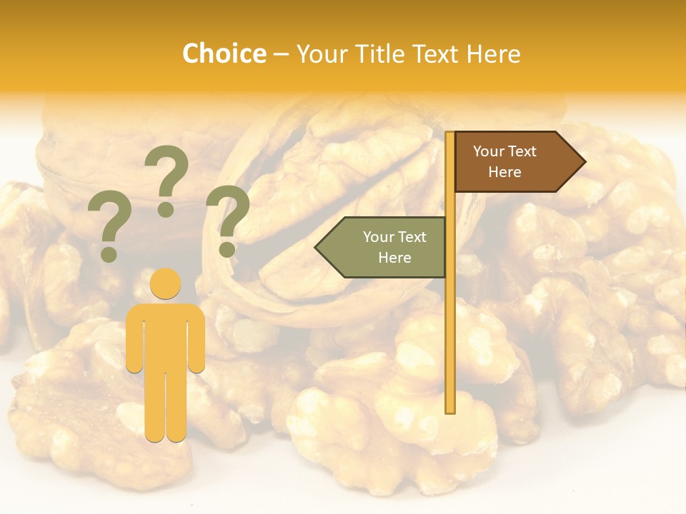 Free Clip Art Walnuts PowerPoint Template