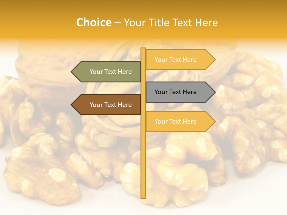 Free Clip Art Walnuts PowerPoint Template