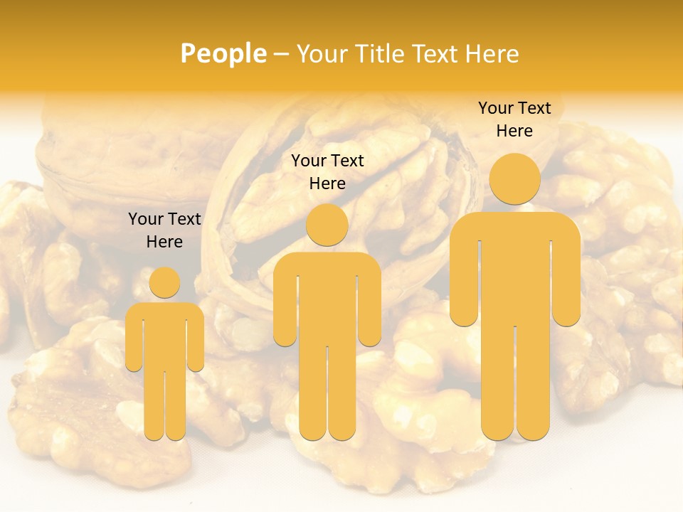 Free Clip Art Walnuts PowerPoint Template