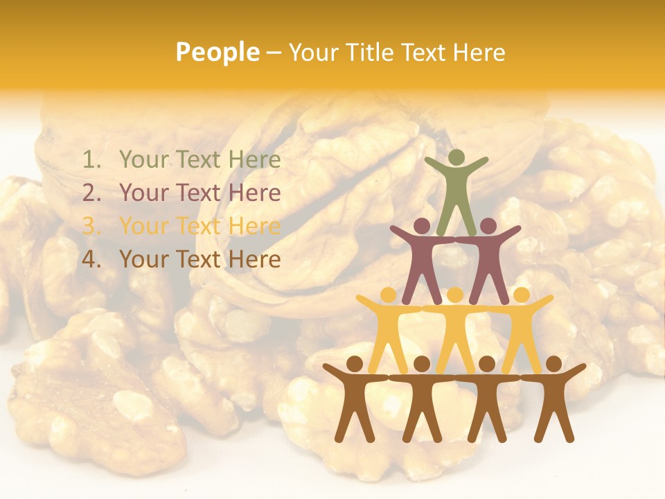 Free Clip Art Walnuts PowerPoint Template