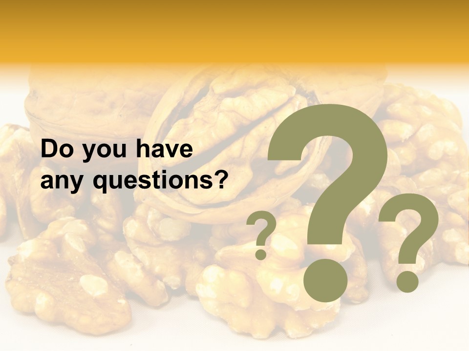 Free Clip Art Walnuts PowerPoint Template