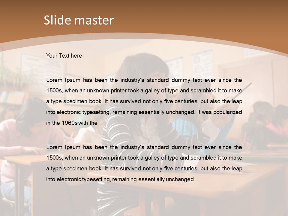 Ugly School PowerPoint Template