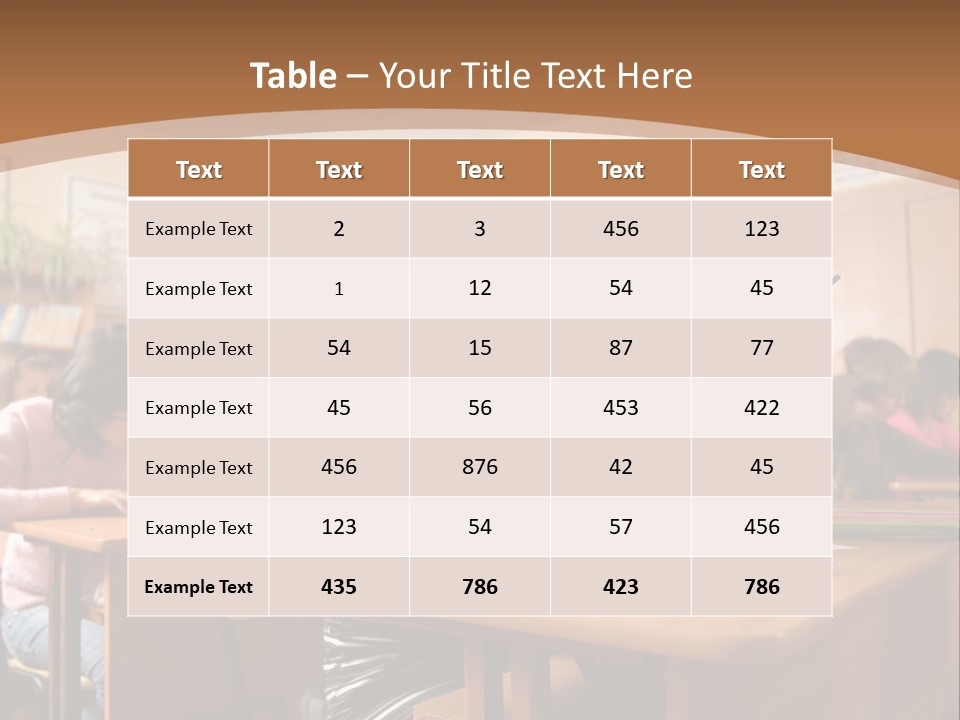 Ugly School PowerPoint Template