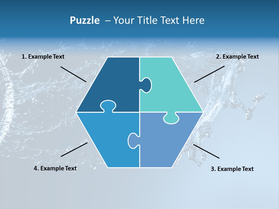 Thirsty Sparks Isolated PowerPoint Template