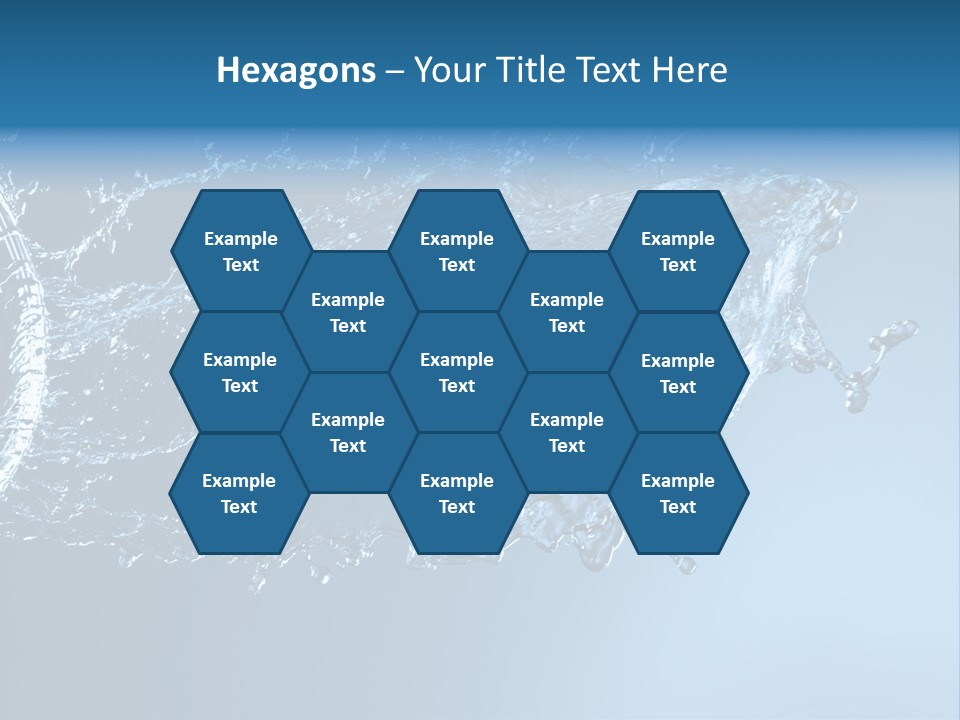 Thirsty Sparks Isolated PowerPoint Template