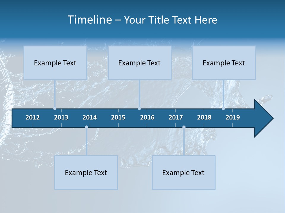 Thirsty Sparks Isolated PowerPoint Template