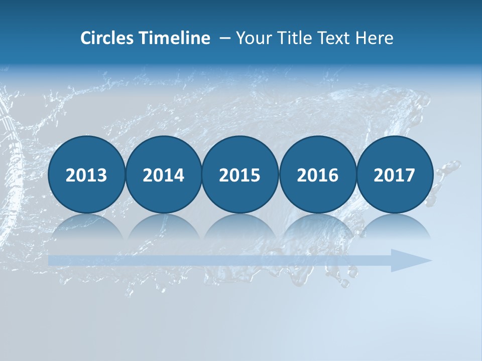 Thirsty Sparks Isolated PowerPoint Template