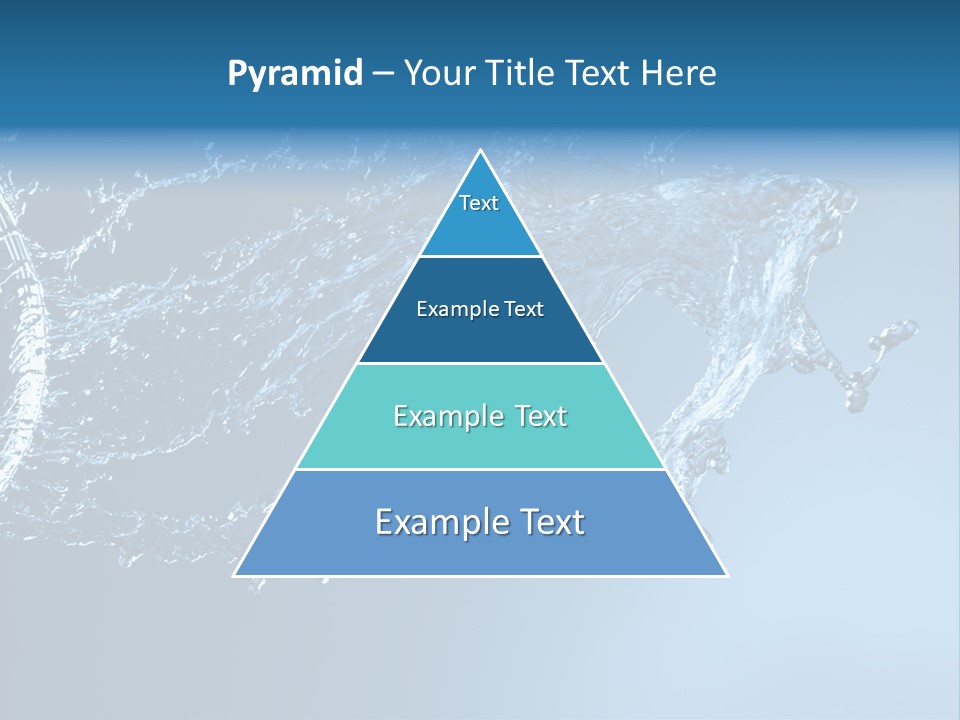Thirsty Sparks Isolated PowerPoint Template