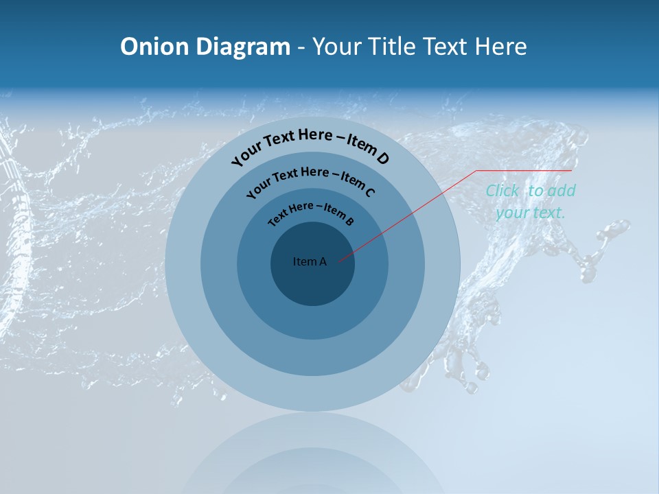 Thirsty Sparks Isolated PowerPoint Template