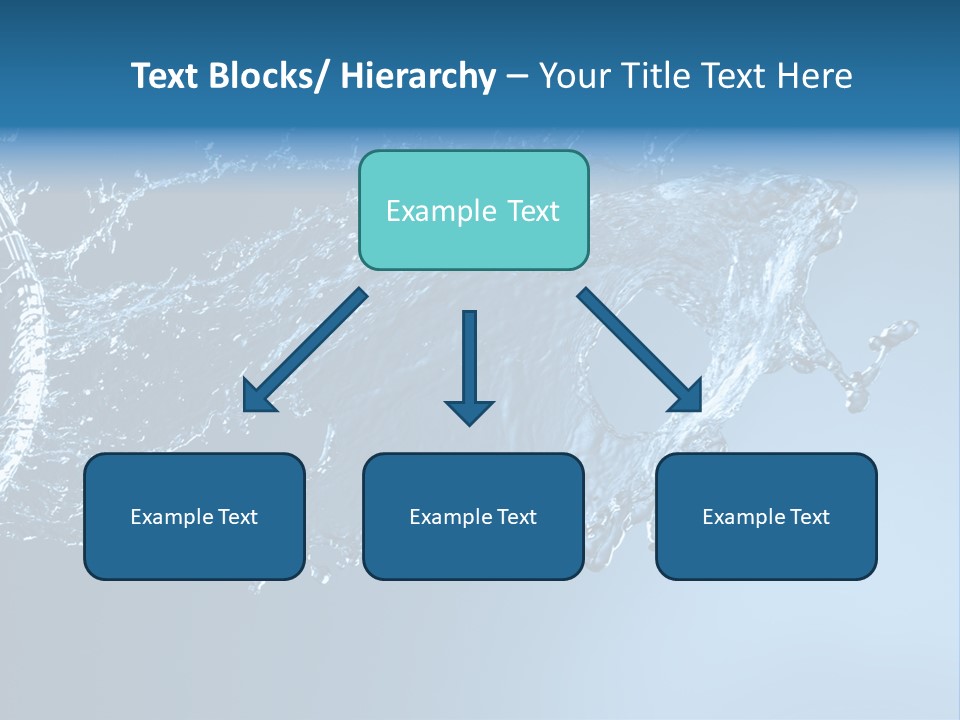 Thirsty Sparks Isolated PowerPoint Template