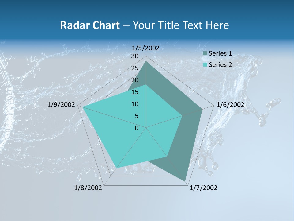 Thirsty Sparks Isolated PowerPoint Template