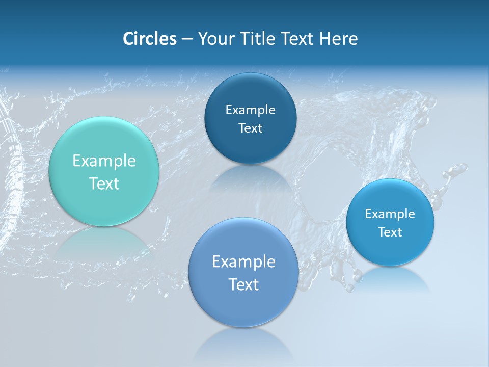 Thirsty Sparks Isolated PowerPoint Template