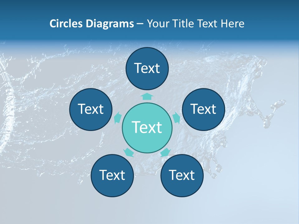 Thirsty Sparks Isolated PowerPoint Template