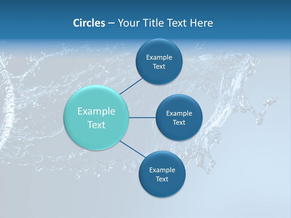 Thirsty Sparks Isolated PowerPoint Template