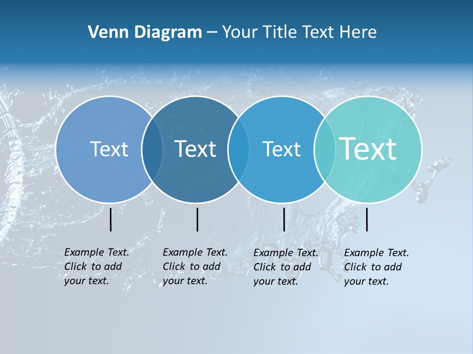 Thirsty Sparks Isolated PowerPoint Template