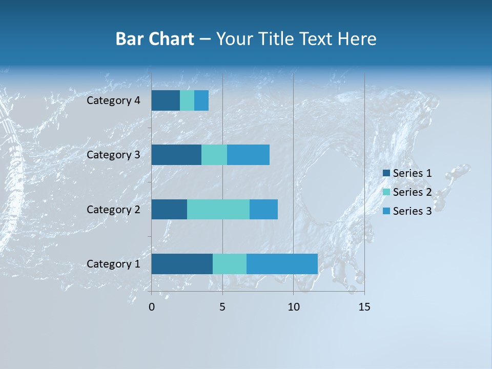 Thirsty Sparks Isolated PowerPoint Template