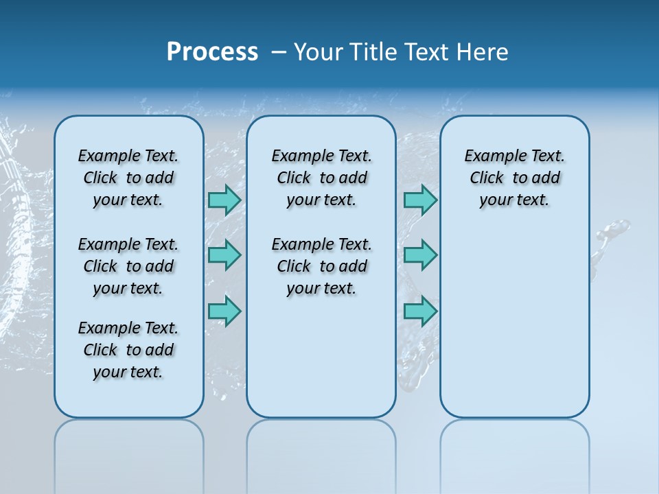 Thirsty Sparks Isolated PowerPoint Template