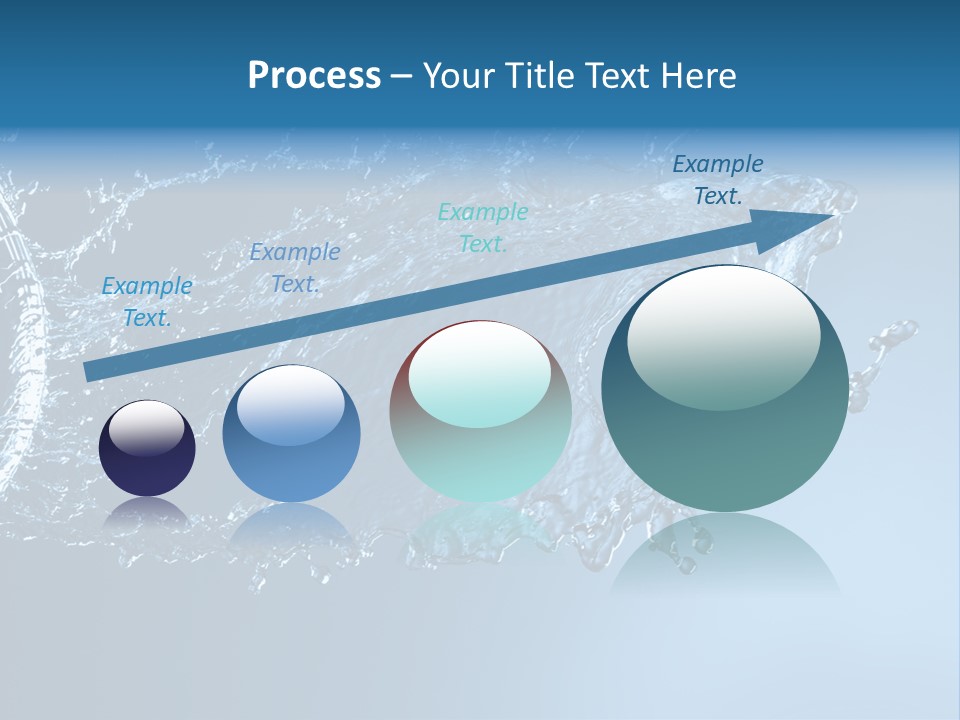 Thirsty Sparks Isolated PowerPoint Template