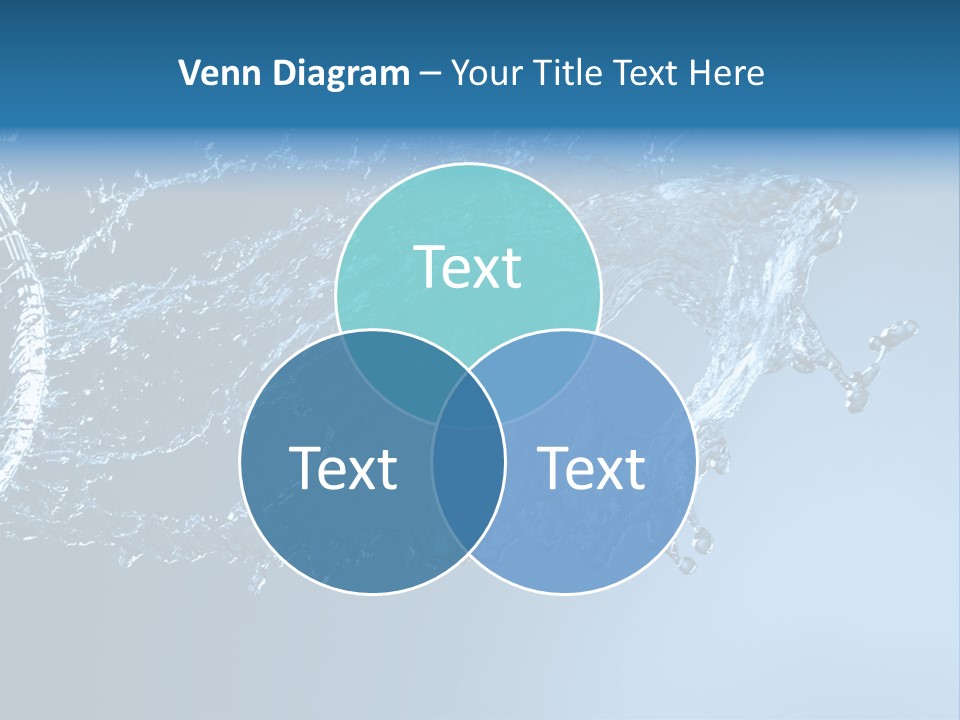 Thirsty Sparks Isolated PowerPoint Template