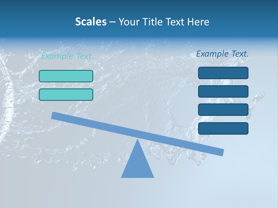Thirsty Sparks Isolated PowerPoint Template