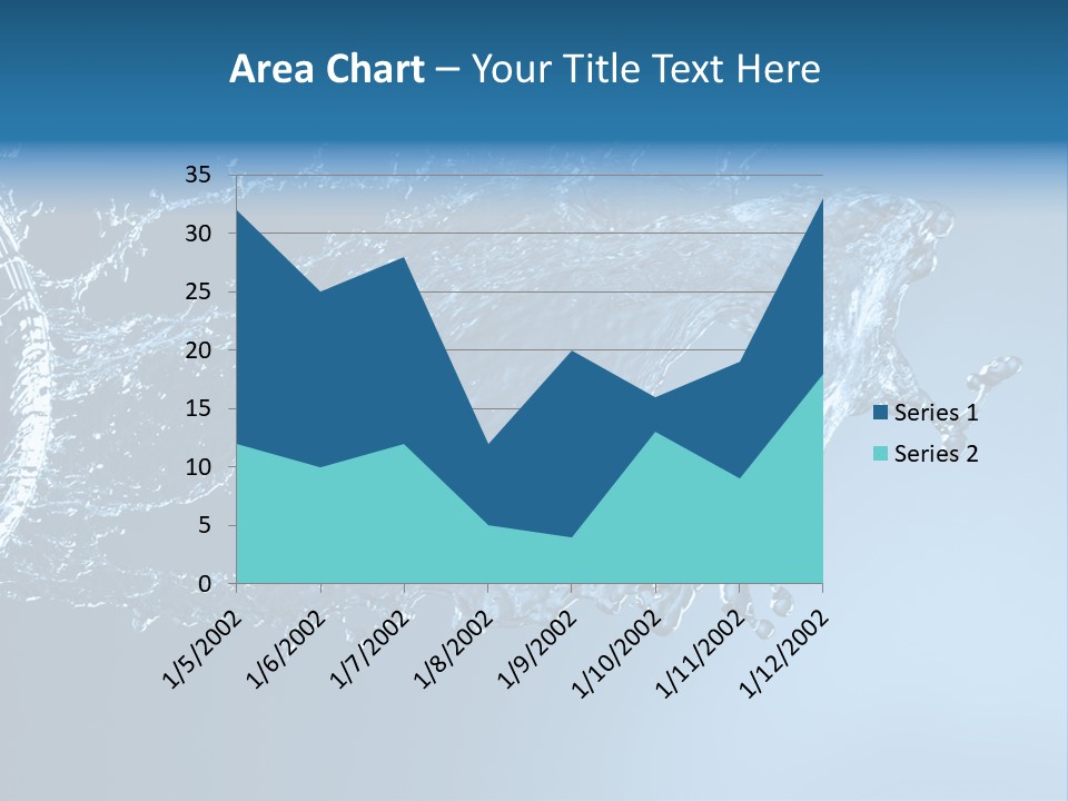 Thirsty Sparks Isolated PowerPoint Template