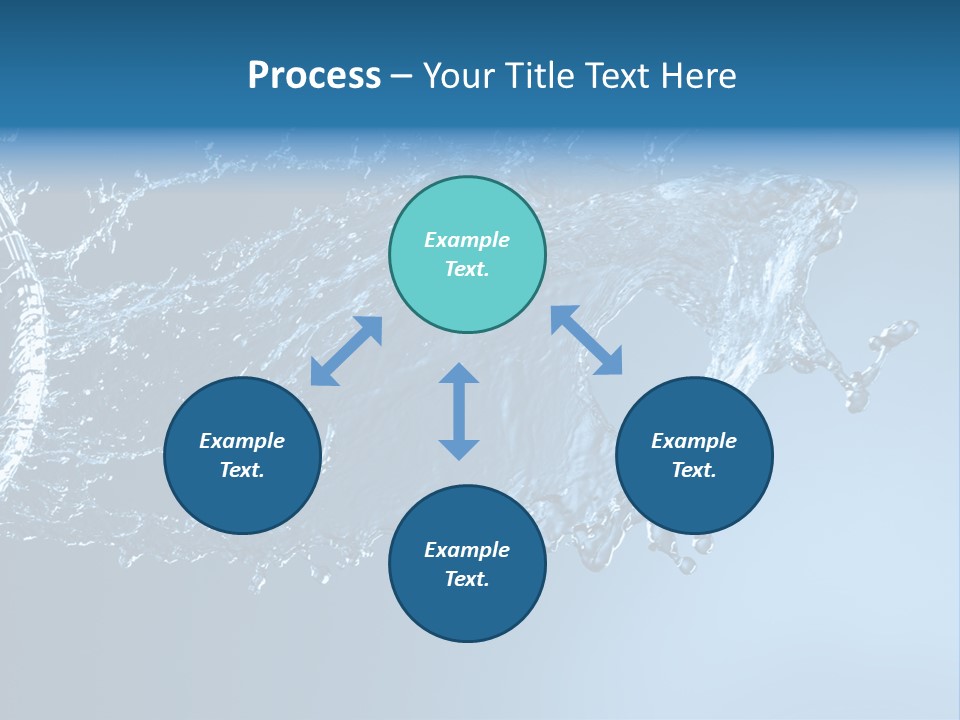 Thirsty Sparks Isolated PowerPoint Template