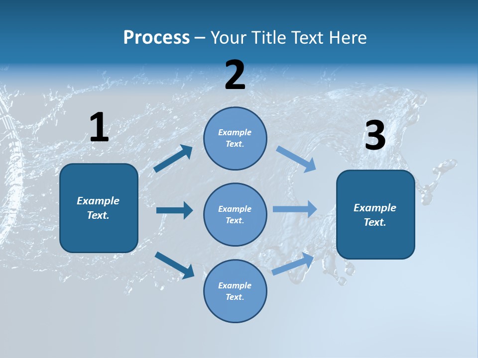 Thirsty Sparks Isolated PowerPoint Template