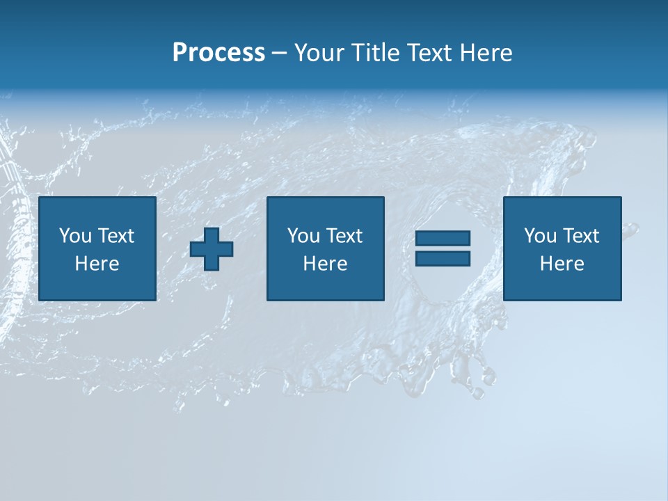 Thirsty Sparks Isolated PowerPoint Template