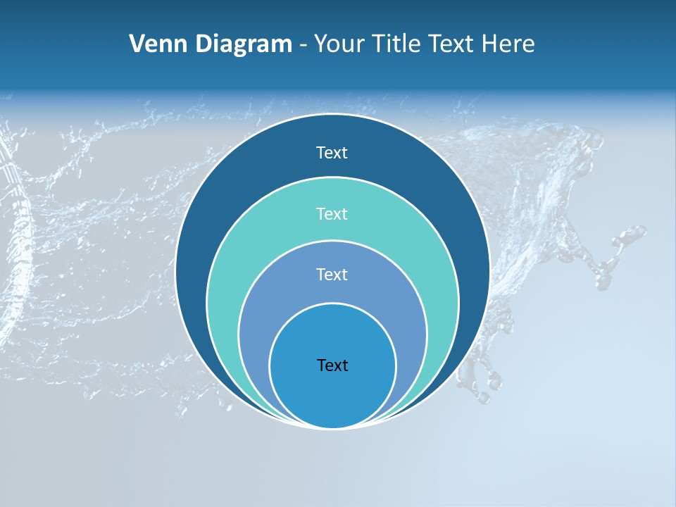 Thirsty Sparks Isolated PowerPoint Template