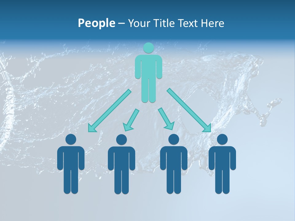 Thirsty Sparks Isolated PowerPoint Template