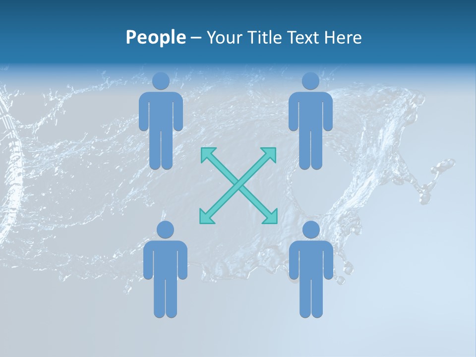 Thirsty Sparks Isolated PowerPoint Template