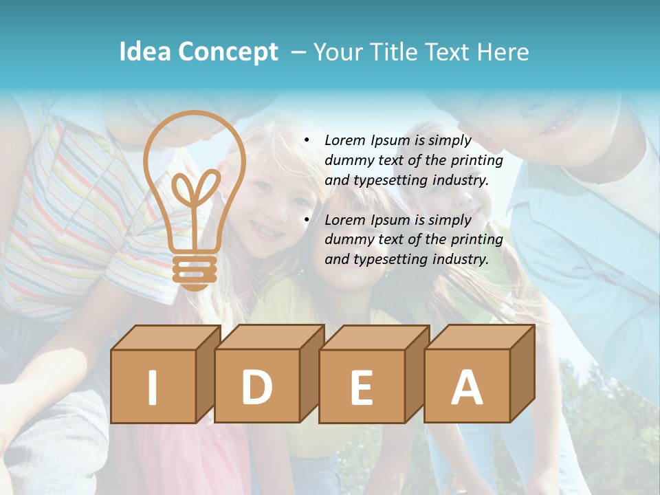 Happy Kids PowerPoint Template