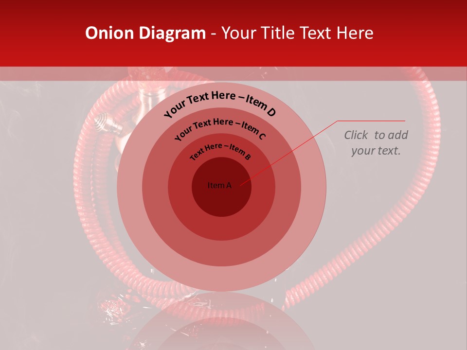 Hookah Black Background PowerPoint Template