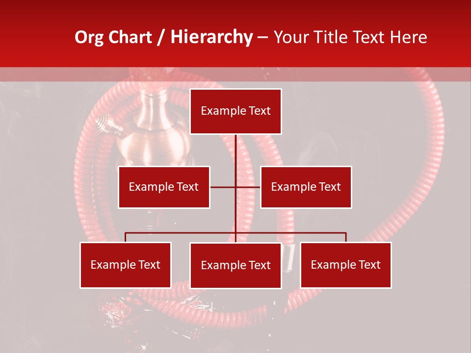 Hookah Black Background PowerPoint Template