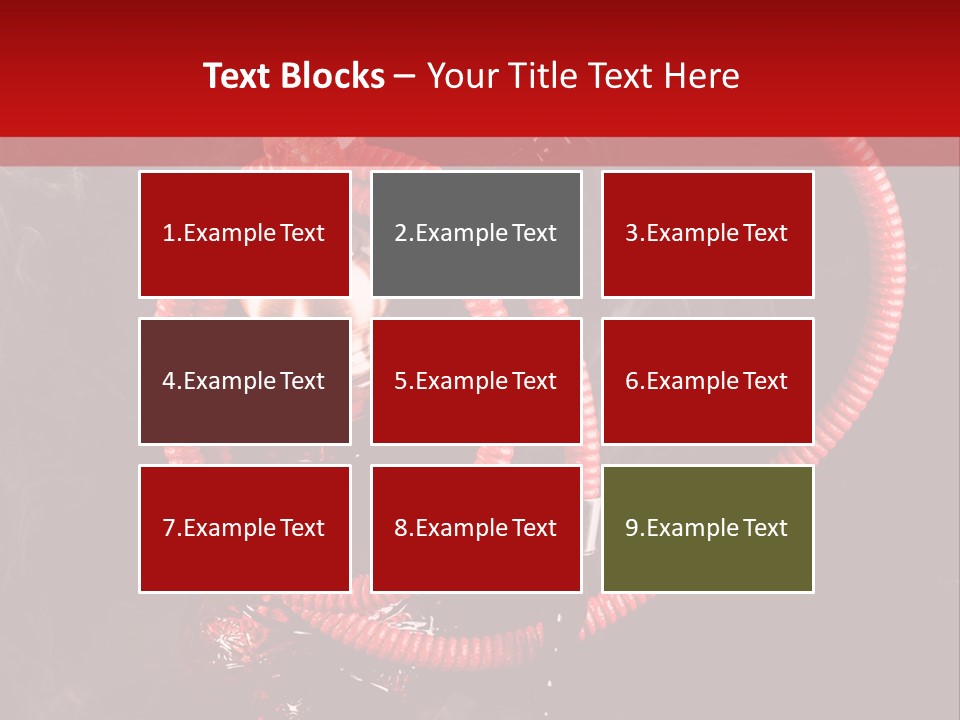 Hookah Black Background PowerPoint Template