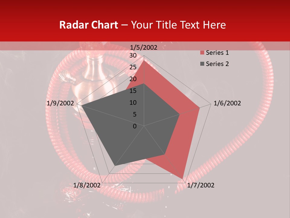 Hookah Black Background PowerPoint Template