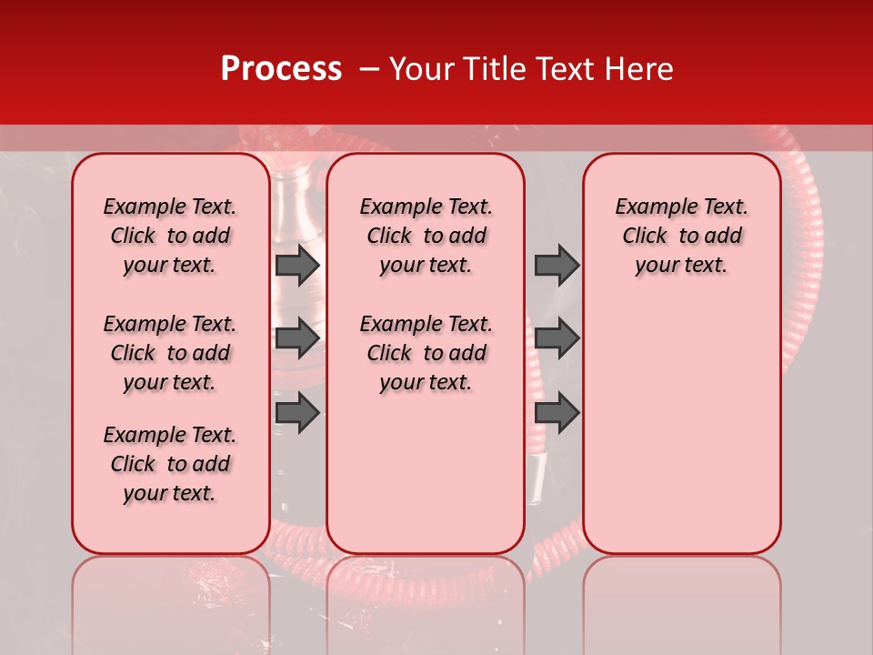 Hookah Black Background PowerPoint Template