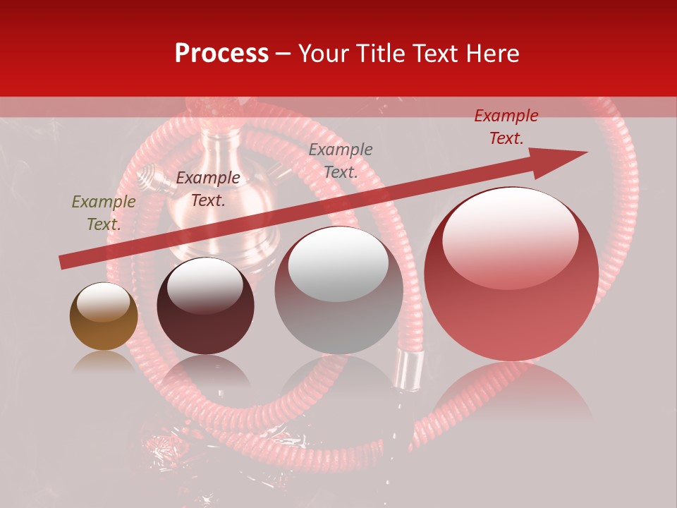 Hookah Black Background PowerPoint Template