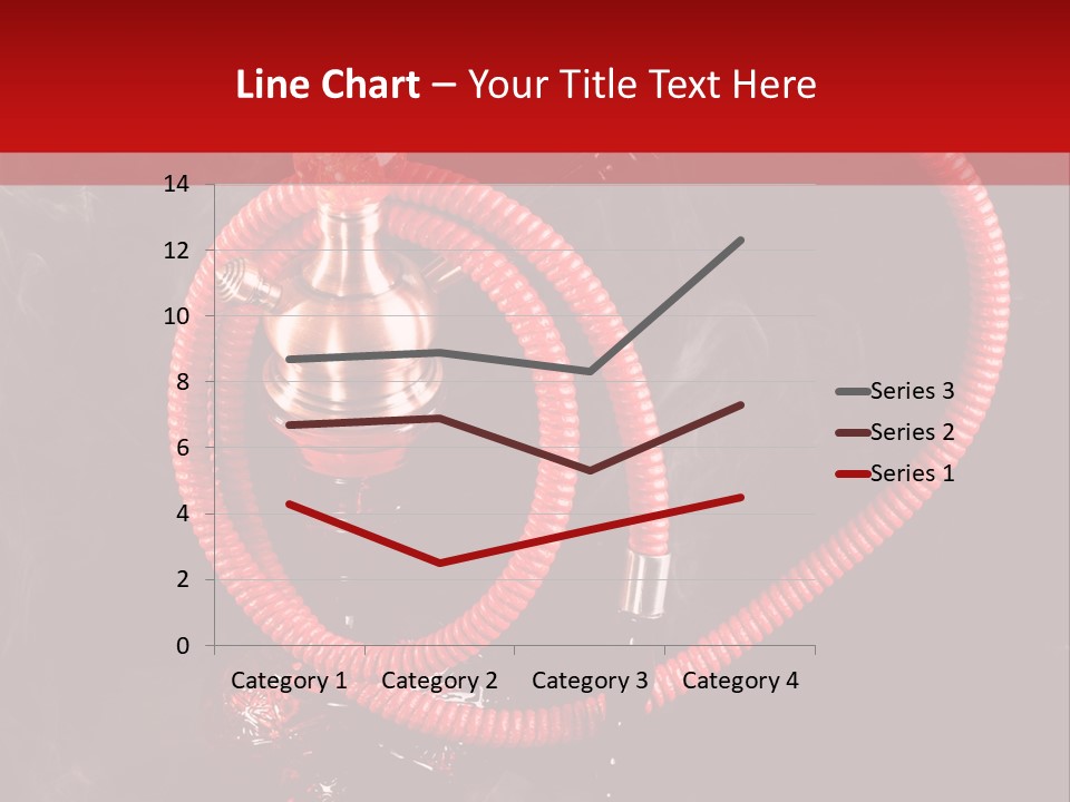 Hookah Black Background PowerPoint Template