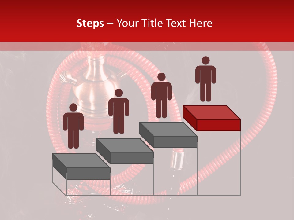 Hookah Black Background PowerPoint Template