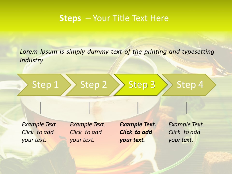 Healthy Tea PowerPoint Template